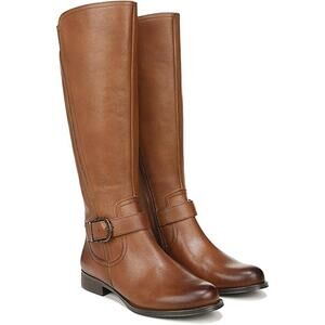 Naturalizer Women's, Jaya Boot saddle tan size 6.5M riding boots, nwob